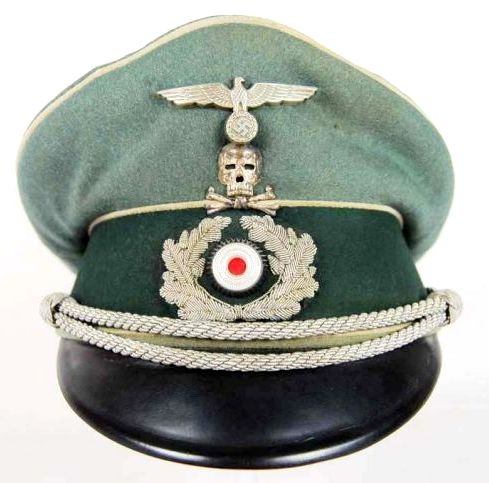Gorra de Plato de Oficial del "17 Regimiento de Infantería de Braunschweig"